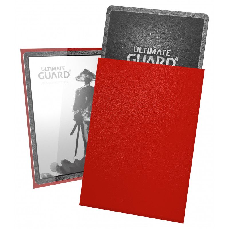 Ultimate Guard Katana Japanese Size Sleeves Red 60 pack