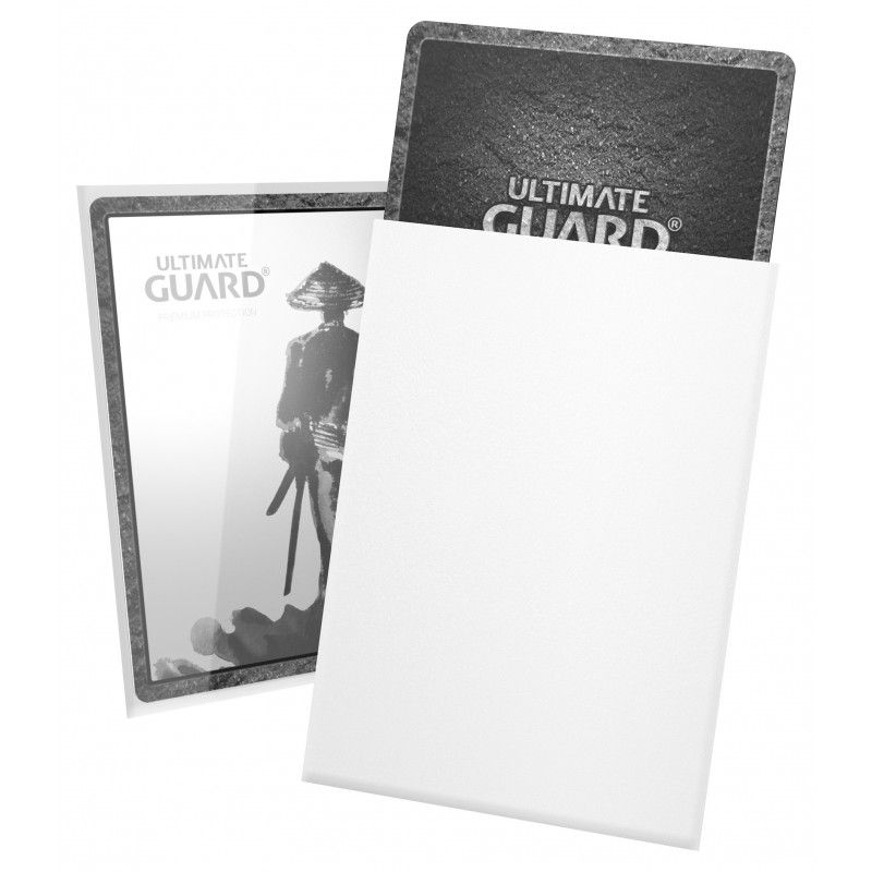 Ultimate Guard Katana Japanese Size Sleeves White 60 pack