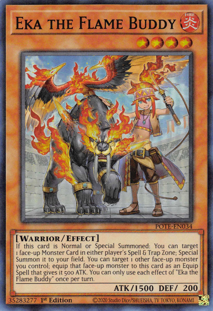 Eka the Flame Buddy - Power of the Elements - POTE-EN034