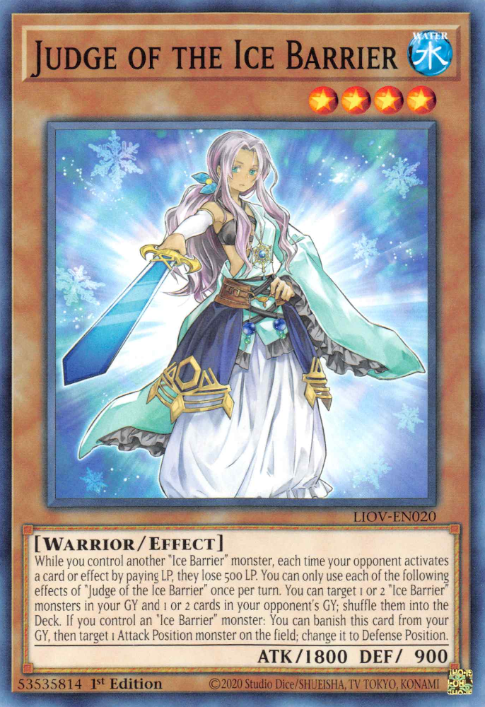 Judge of the Ice Barrier - Lightning Overdrive - LIOV-EN020