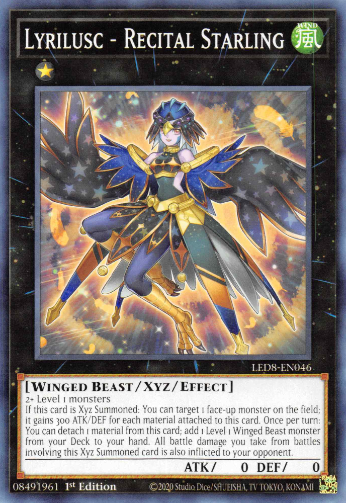 Lyrilusc - Recital Starling - Legendary Duelists: Synchro Storm - LED8-EN046