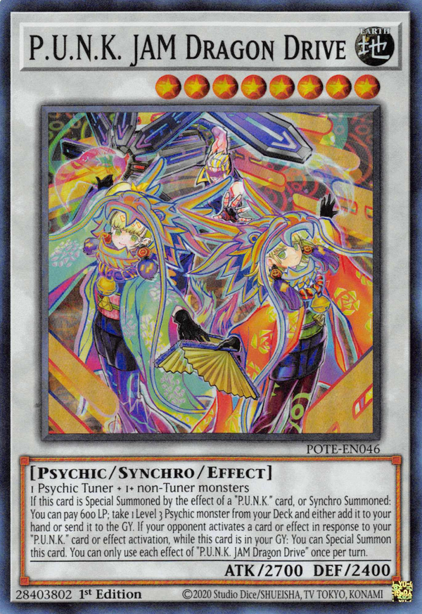 P.U.N.K. Jam Dragon Drive - Power of the Elements - POTE-EN046