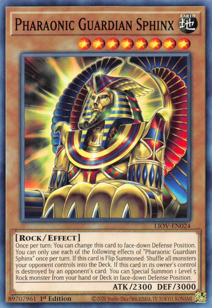 Pharaonic Guardian Sphinx - Lightning Overdrive - LIOV-EN024