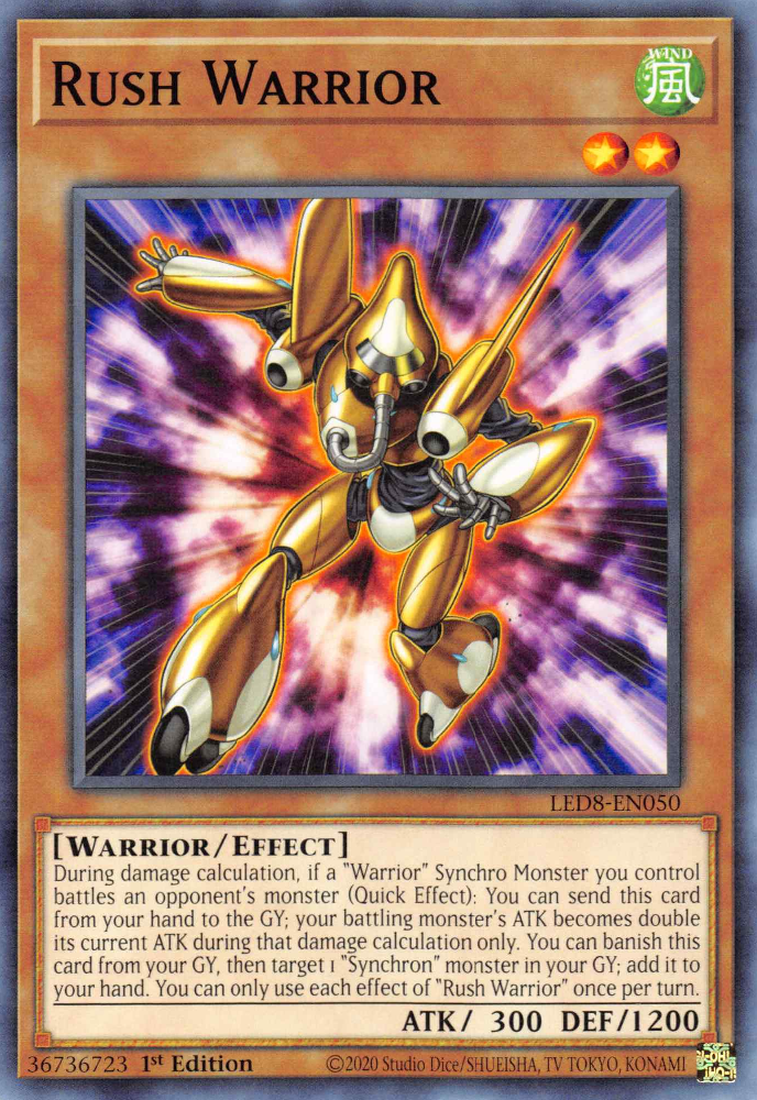 Rush Warrior - Legendary Duelists: Synchro Storm - LED8-EN050