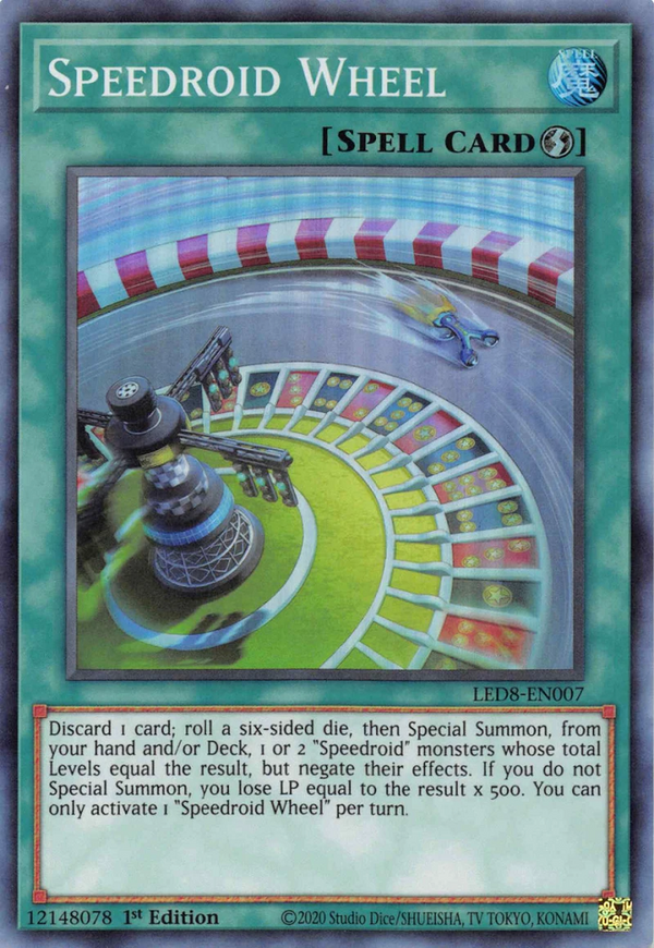 Speedroid Wheel - Legendary Duelists: Synchro Storm - LED8-EN007