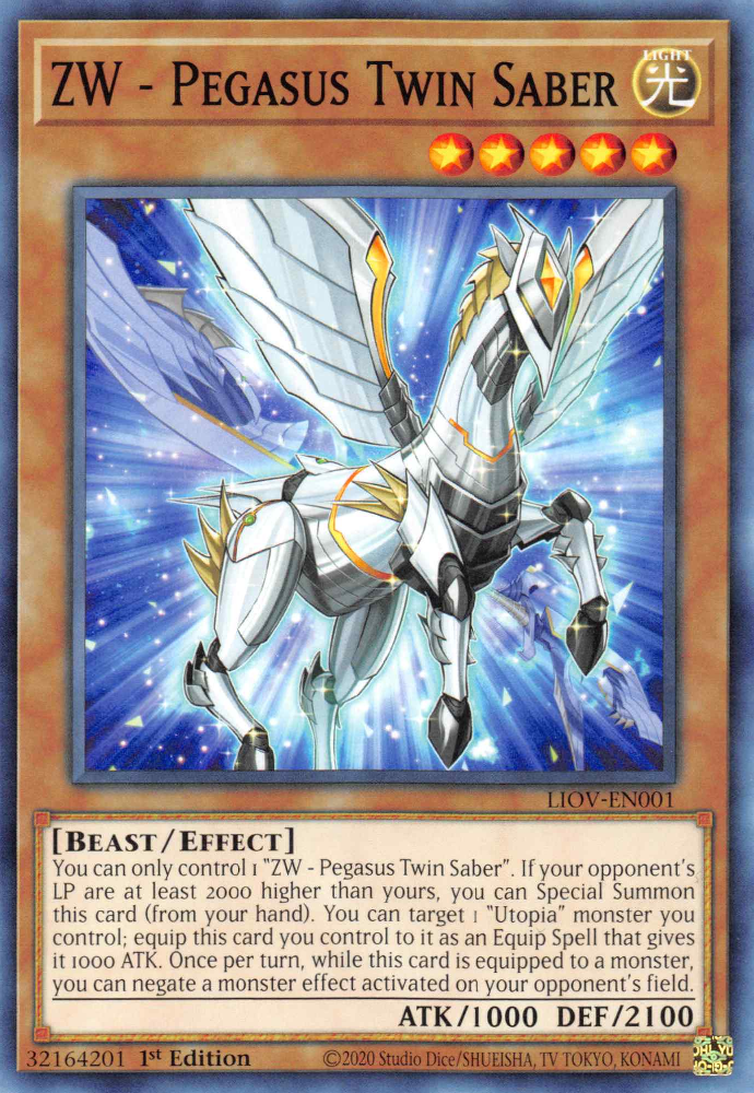 ZW - Pegasus Twin Saber - Lightning Overdrive - LIOV-EN001