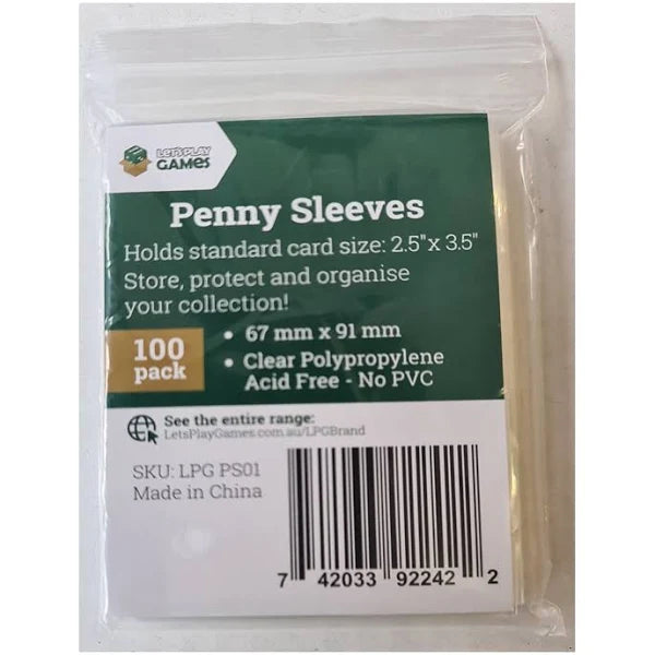 LPG Penny Sleeves 100 Pack